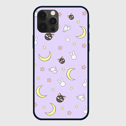 Чехол iPhone 12 Pro Max Сейлор Мур / 3D-Черный – фото 1