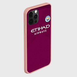 Чехол для iPhone 12 Pro Max Man City FC: Away 17/18, цвет: 3D-светло-розовый — фото 2