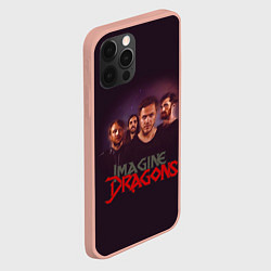 Чехол для iPhone 12 Pro Max Группа Imagine Dragons, цвет: 3D-светло-розовый — фото 2