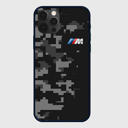 Чехол iPhone 12 Pro Max BMW БМВ / 3D-Черный – фото 1