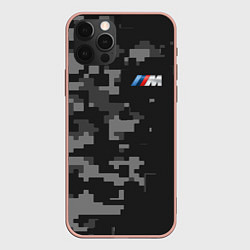 Чехол для iPhone 12 Pro Max BMW БМВ, цвет: 3D-светло-розовый