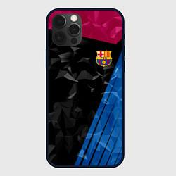 Чехол iPhone 12 Pro Max FC Barcelona: Abstract