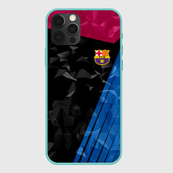 Чехол iPhone 12 Pro Max FC Barcelona: Abstract