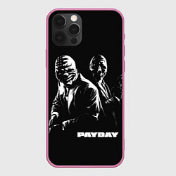 Чехол для iPhone 12 Pro Max Payday, цвет: 3D-малиновый