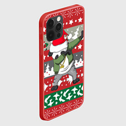 Чехол для iPhone 12 Pro Max Panda Dab: Xmas, цвет: 3D-красный — фото 2