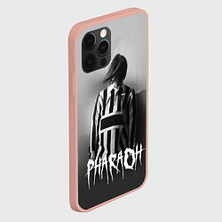Чехол для iPhone 12 Pro Max Pharaoh: Black side, цвет: 3D-светло-розовый — фото 2
