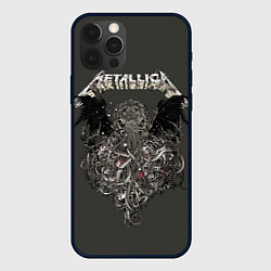 Чехол для iPhone 12 Pro Max Metallica - octopus, цвет: 3D-черный