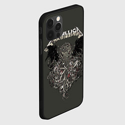 Чехол для iPhone 12 Pro Max Metallica - octopus, цвет: 3D-черный — фото 2