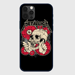 Чехол iPhone 12 Pro Max Metallica Skull