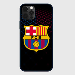 Чехол iPhone 12 Pro Max FC Barcelona Lines