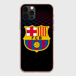 Чехол iPhone 12 Pro Max FC Barcelona Lines