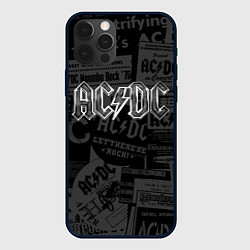 Чехол для iPhone 12 Pro Max AC/DC: Journalese, цвет: 3D-черный