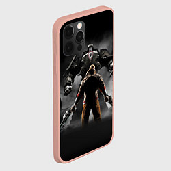 Чехол для iPhone 12 Pro Max Wolfenstein Battle, цвет: 3D-светло-розовый — фото 2