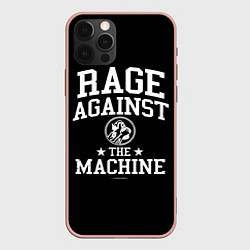 Чехол для iPhone 12 Pro Max Rage Against the Machine, цвет: 3D-светло-розовый