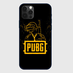 Чехол iPhone 12 Pro Max PUBG: Black Soldier