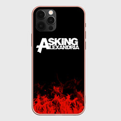 Чехол iPhone 12 Pro Max Asking Alexandria: Flame