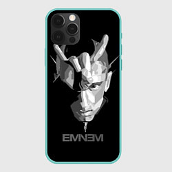 Чехол для iPhone 12 Pro Max Eminem B&G, цвет: 3D-мятный