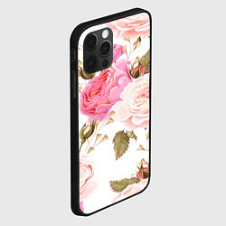 Чехол для iPhone 12 Pro Max Spring Flowers, цвет: 3D-черный — фото 2