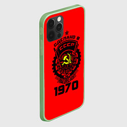 Чехол для iPhone 12 Pro Max Сделано в СССР 1970, цвет: 3D-салатовый — фото 2