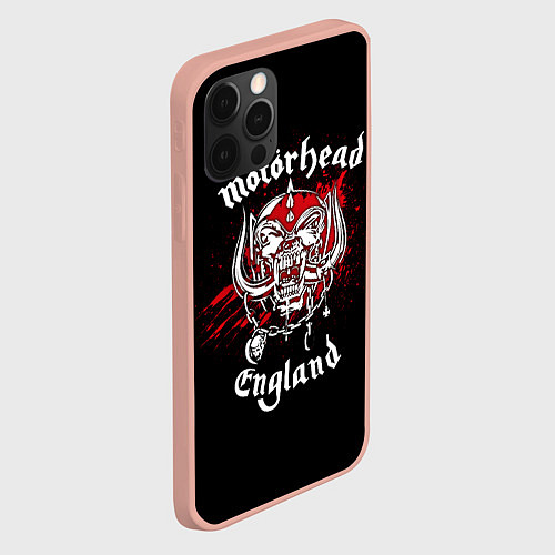 Чехол iPhone 12 Pro Max Motorhead England / 3D-Светло-розовый – фото 2