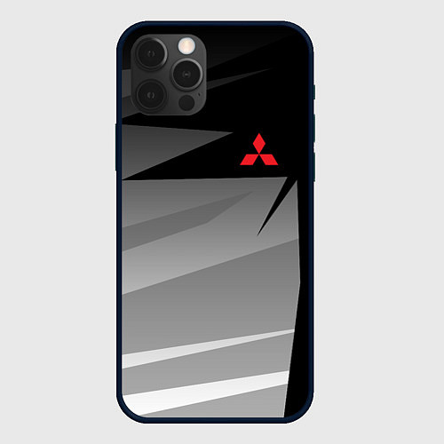 Чехол iPhone 12 Pro Max MITSUBISHI SPORT / 3D-Черный – фото 1