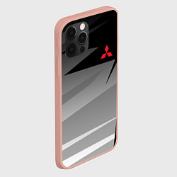 Чехол для iPhone 12 Pro Max MITSUBISHI SPORT, цвет: 3D-светло-розовый — фото 2