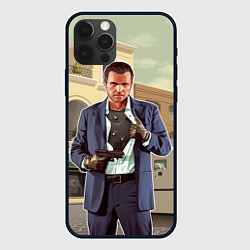 Чехол для iPhone 12 Pro Max GTA V: Michael, цвет: 3D-черный