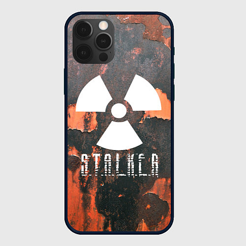 Чехол iPhone 12 Pro Max S.T.A.L.K.E.R: Orange Toxic / 3D-Черный – фото 1