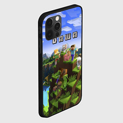 Чехол для iPhone 12 Pro Max Minecraft: Даша, цвет: 3D-черный — фото 2