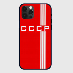 Чехол для iPhone 12 Pro Max Cборная СССР, цвет: 3D-черный