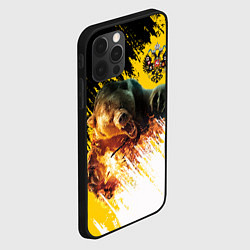 Чехол для iPhone 12 Pro Max Имперский медведь, цвет: 3D-черный — фото 2