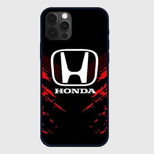 Чехол iPhone 12 Pro Max Honda: Red Anger / 3D-Черный – фото 1