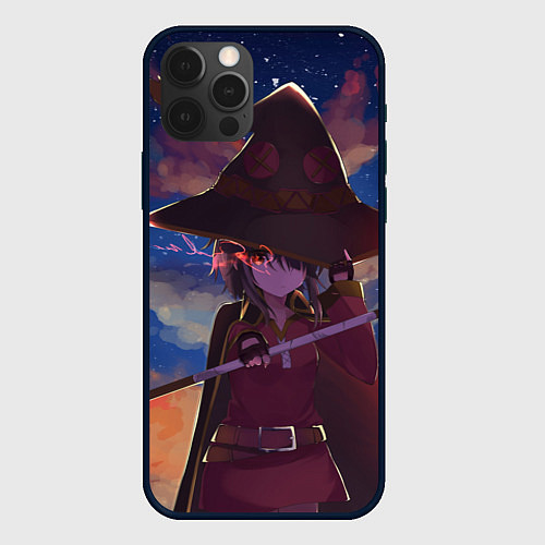 Чехол iPhone 12 Pro Max KonoSuba / 3D-Черный – фото 1