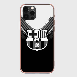 Чехол iPhone 12 Pro Max FC Barcelona: Black Style
