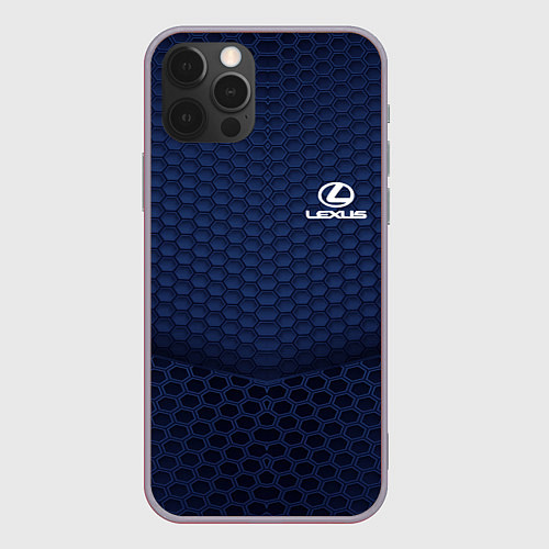 Чехол iPhone 12 Pro Max Lexus: Sport Motors / 3D-Серый – фото 1