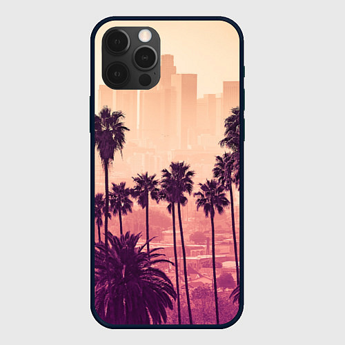 Чехол iPhone 12 Pro Max Los Angeles / 3D-Черный – фото 1