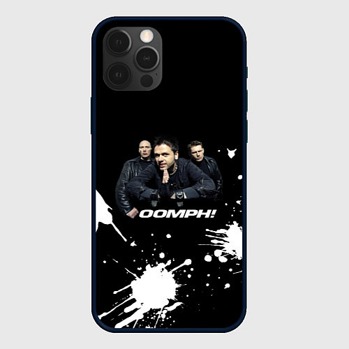 Чехол iPhone 12 Pro Max Группа OOMPH! / 3D-Черный – фото 1