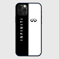 Чехол iPhone 12 Pro Max Infiniti: Black & White