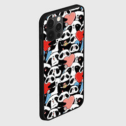 Чехол для iPhone 12 Pro Max Funny Pandas, цвет: 3D-черный — фото 2