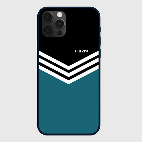 Чехол iPhone 12 Pro Max Firm 90s: Arrows Style / 3D-Черный – фото 1