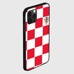 Чехол для iPhone 12 Pro Max Сборная Хорватии: Домашняя ЧМ-2018, цвет: 3D-черный — фото 2
