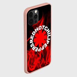 Чехол для iPhone 12 Pro Max RHCP: Red Flame, цвет: 3D-светло-розовый — фото 2