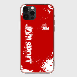 Чехол iPhone 12 Pro Max Eat Sleep JDM: Red Style