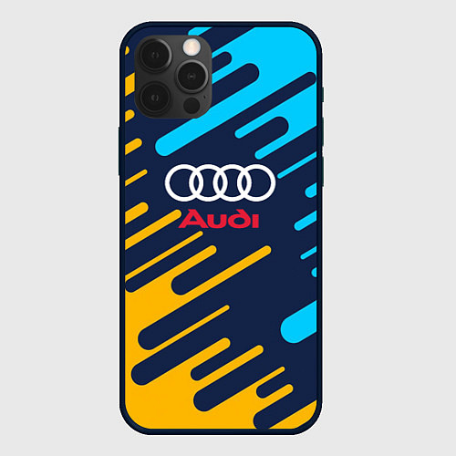 Чехол iPhone 12 Pro Max Audi: Colour Sport / 3D-Черный – фото 1