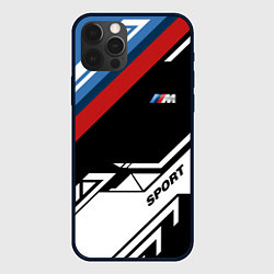 Чехол iPhone 12 Pro Max BMW GEOMETRY SPORT БМВ M PERFORMANCE