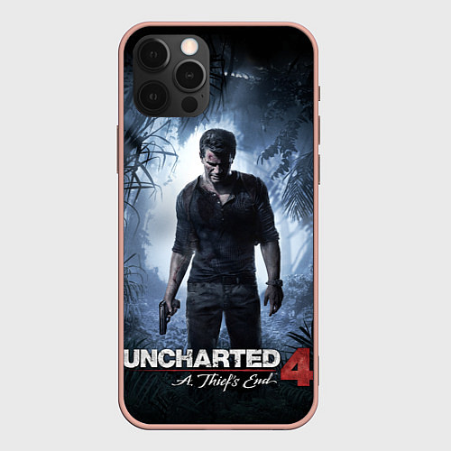 Чехол iPhone 12 Pro Max Uncharted 4: A Thief's End / 3D-Светло-розовый – фото 1