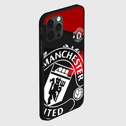 Чехол для iPhone 12 Pro Max FC Man United: Exclusive, цвет: 3D-черный — фото 2