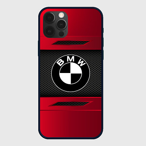 Чехол iPhone 12 Pro Max BMW SPORT / 3D-Черный – фото 1