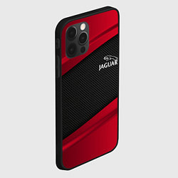 Чехол для iPhone 12 Pro Max Jaguar: Red Sport, цвет: 3D-черный — фото 2