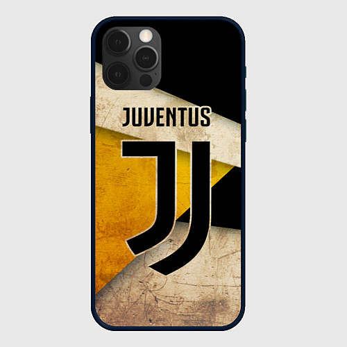 Чехол iPhone 12 Pro Max FC Juventus: Old Style / 3D-Черный – фото 1